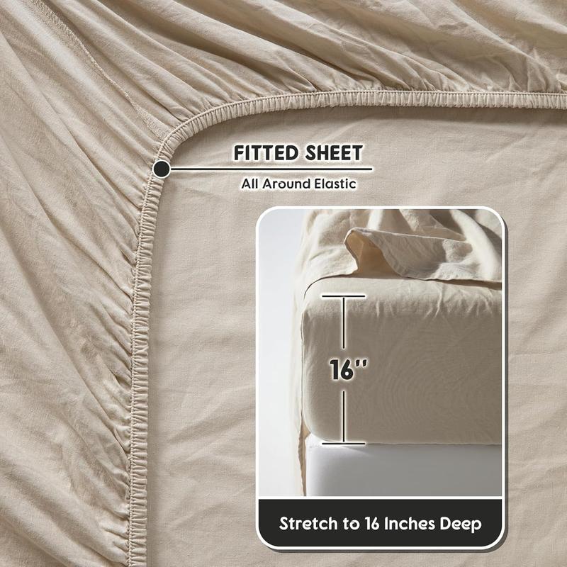 French Linen Sheets Set